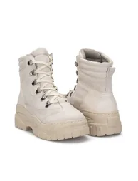 Ankle Boots - Beige - Flat - 4