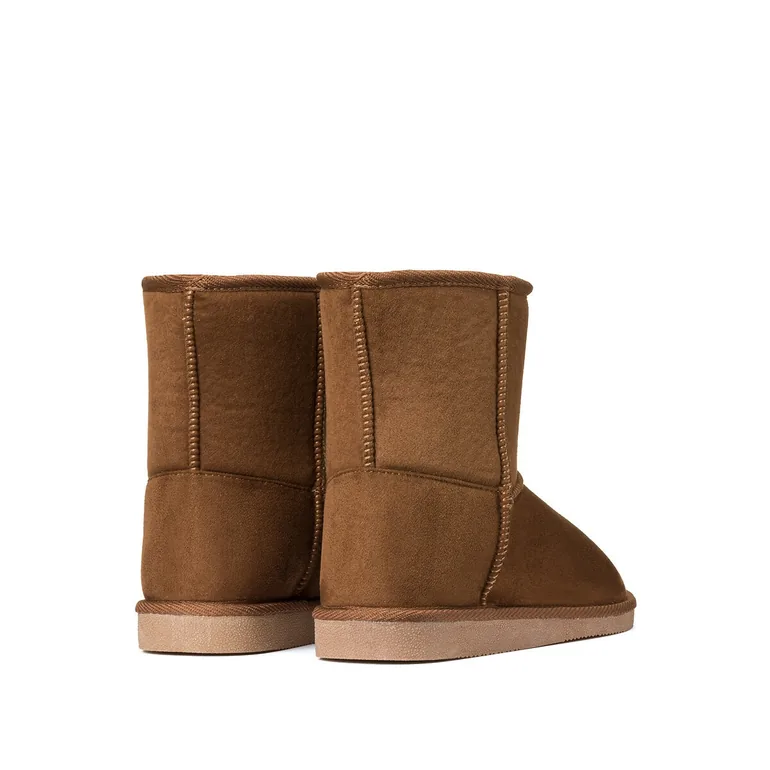 Ankle Boots with Faux Fur Lining - 3