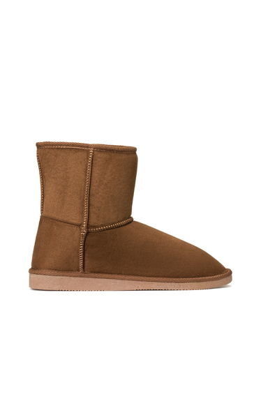 Ankle Boots with Faux Fur Lining