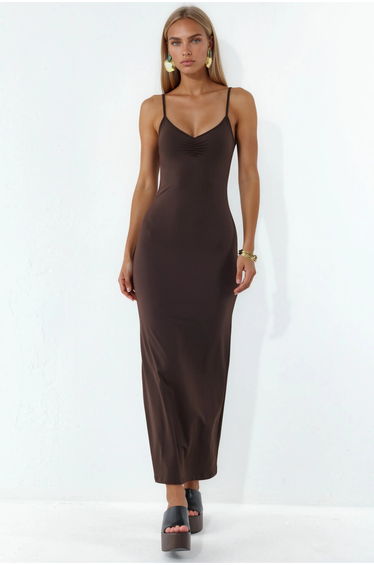 BUSEM Sleeveless midi slip dress