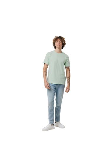 Iqoniq Unisex Adult Brett Recycled Cotton T-Shirt - Green Iceberg