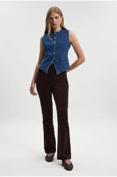 Tall Stretch Cord Kickflare Jean
