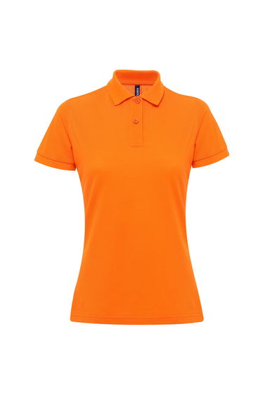 Asquith & Fox Womens/Ladies Short Sleeve Performance Blend Polo Shirt - Orange