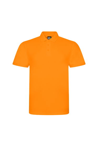 PRO RTX Mens Pro Pique Polo Shirt - Orange