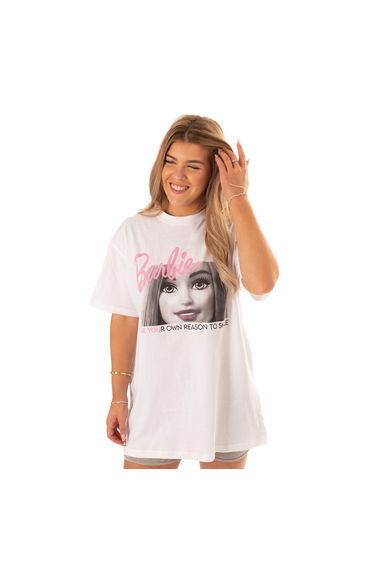 Barbie Womens/Ladies Be Your Own Reason To Smile Short-Sleeved T-Shirt