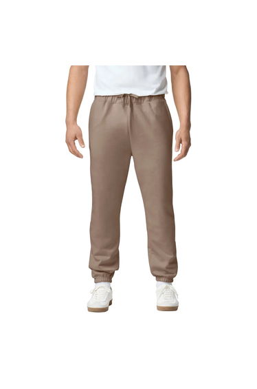Gildan Mens Midweight Pocket Jogging Bottoms - Brown Savana