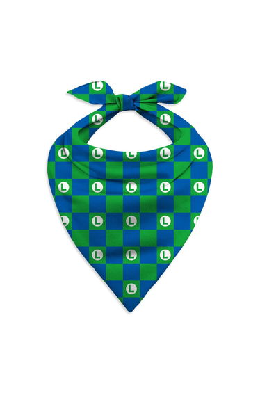 Super Mario Luigi Bandana - Green/Blue