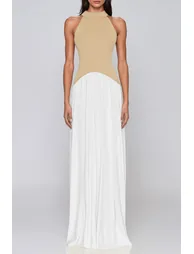 Jazmin Sleeveless Ruch Maxi Dress - 2