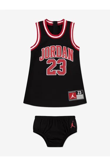 Girls 23 Jersey Dress in Black