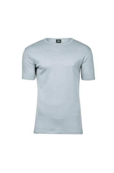 Tee Jays Mens Interlock Short Sleeve T-Shirt - Ice Blue