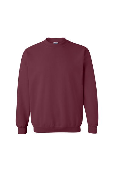 Gildan Childrens Unisex Heavy Blend Crewneck Sweatshirt (Pack Of 2) - Maroon