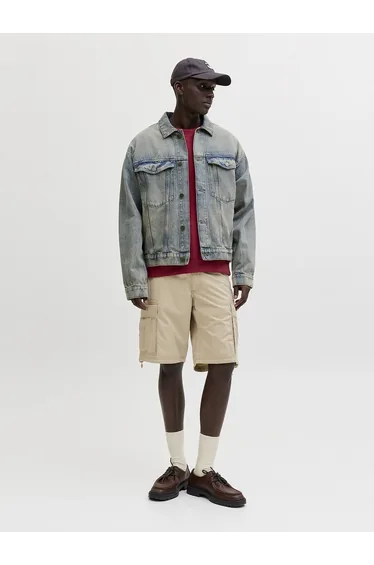 Relaxed Utility Bermuda Shorts