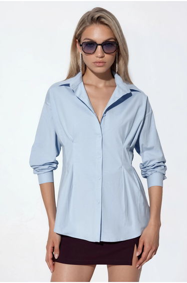 BDART Fitted Poplin Shirt With Button Front