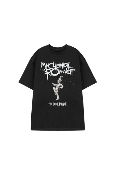 My Chemical Romance Unisex Adult Marching Band Short-Sleeved T-Shirt - Black