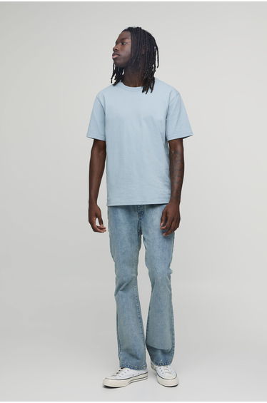 Basic Flared Fit Jeans - stonewash