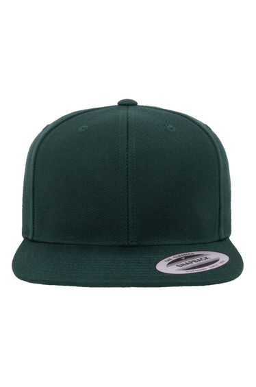 Yupoong Mens The Classic Premium Snapback Cap (Pack of 2) - Spruce
