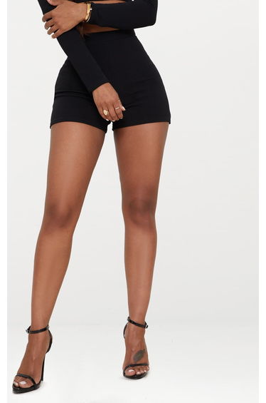 Shape Black High Waist Hotpants
