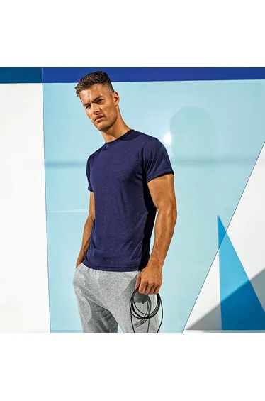 Tri Dri Mens Short Sleeve Lightweight Fitness T-Shirt - Royal