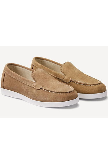 Kids Suede Loafers