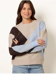 Argyle Knit Jumper - 3