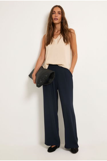 Chiffon V Neck Cami Top