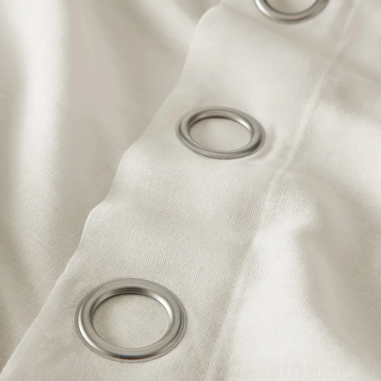 Colin Linen Curtain with Eyelets - 9