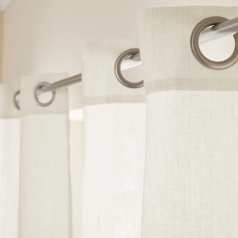 Colin Linen Curtain with Eyelets - 7