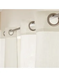 Colin Linen Curtain with Eyelets - 7