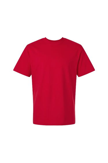 Gildan Unisex Adult Hammer Maxweight T-Shirt - Cherry Red