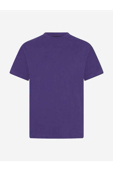 Kids School Crew Neck T-Shirt in Purple