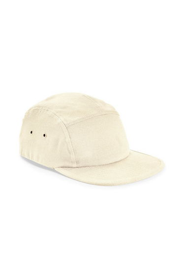 Beechfield 5 Panel Canvas Cap - Natural