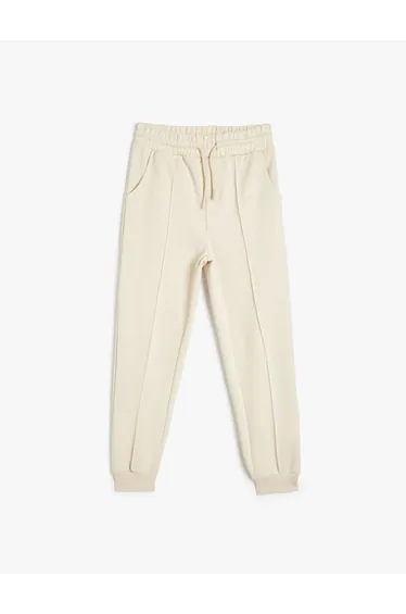 بنطلون رياضي بربطة خصر 