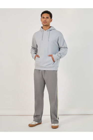Side Lace Detail Open Hem Oversized Joggers