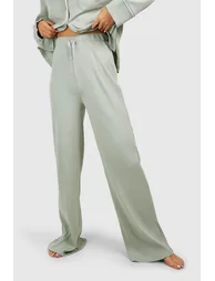 Rib Tie Waist Lounge Trouser - 3