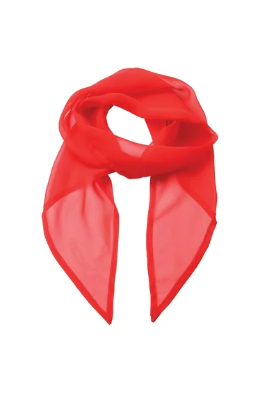 Premier Ladies/Womens Work Chiffon Formal Scarf - Strawberry Red