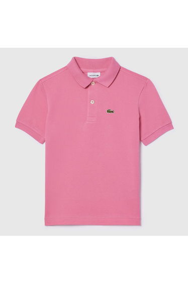 Boy's Lacoste Juniors Petit Polo Shirt in Pink