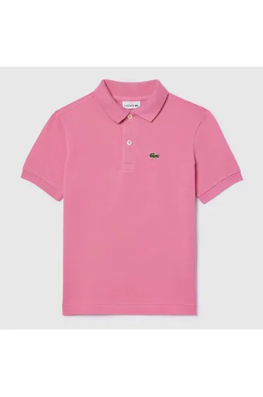 Boy's Lacoste Juniors Petit Polo Shirt in Pink