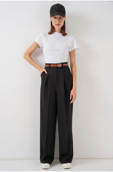 BDART High Waist Pleated Palazzo Pants