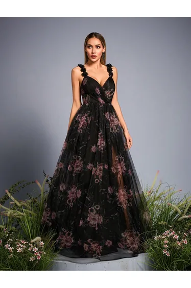 Leely Elegant Straps Sleeveless Party Dresses