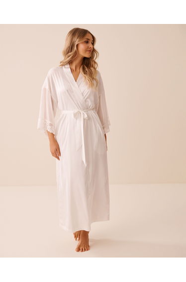 Satin and Chiffon Kimono