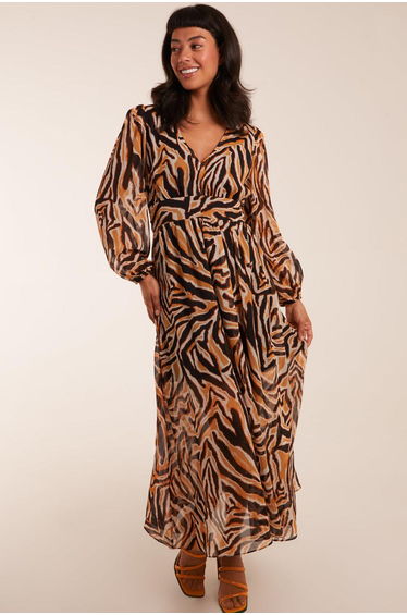 V Neck Maxi Dress