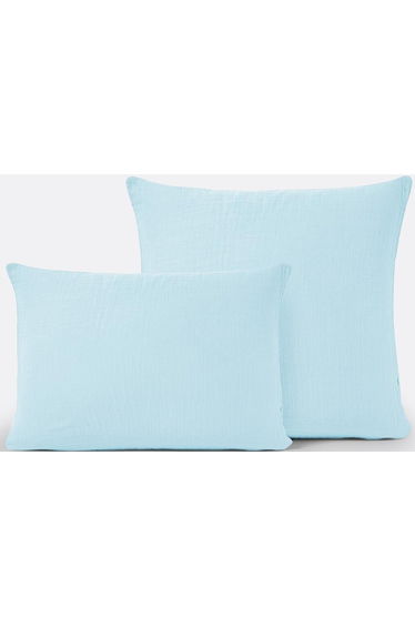 Kumla Plain Cotton Muslin Pillowcase