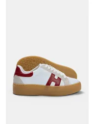 White Suede Women's Retro Sneakers - 6