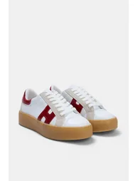 White Suede Women's Retro Sneakers - 4