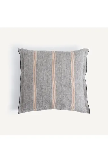 Virel Cushion Cover in Striped Linen