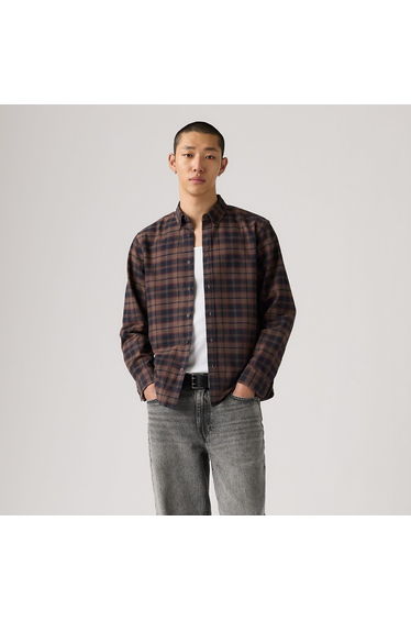 Relaxed Oxford Shirt with Button-Down Collar
