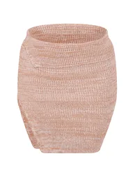 Petite Beige Bodycon Mini Skirt - 5