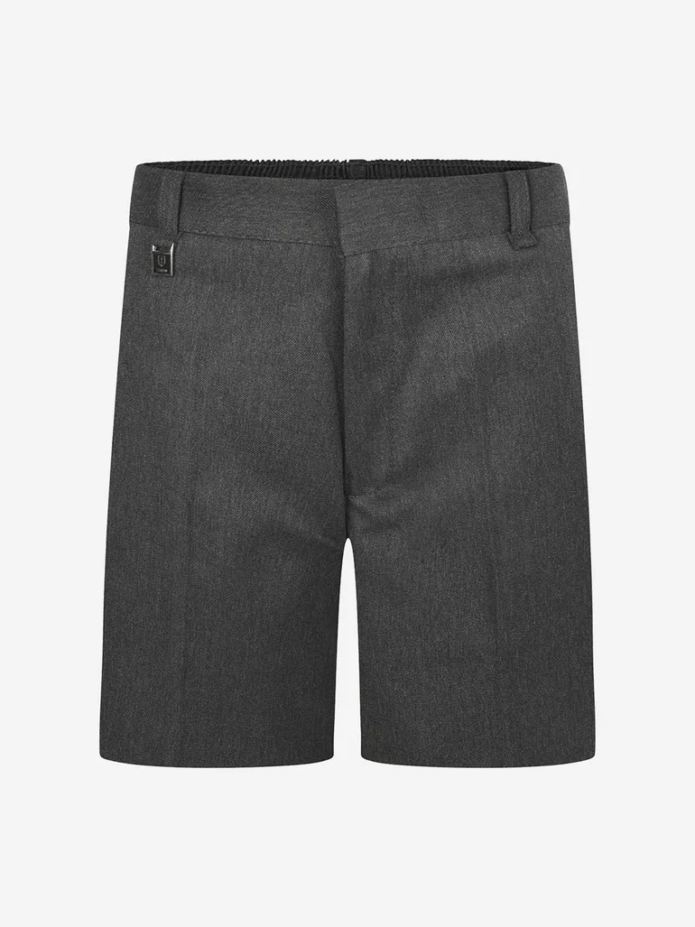 Kids School Sturdy Fit Shorts in Grey