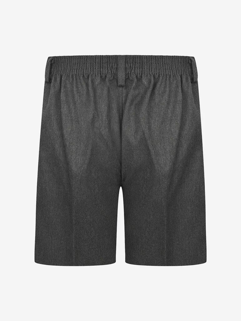 Kids School Sturdy Fit Shorts in Grey - 2