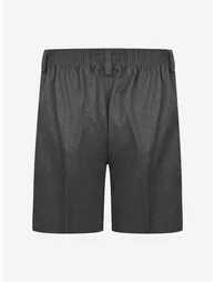 Kids School Sturdy Fit Shorts in Grey - 2